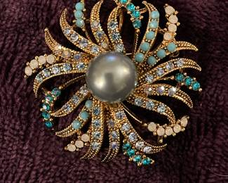 Vintage Starburst Brooch