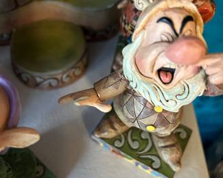 	#10	Jim Shore Disney Dwarfs and well as is Sneezy	 $75.00 				