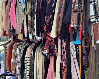 We have added more racks of clothes.  Mostly new with tags!
