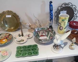 items on table next to couch