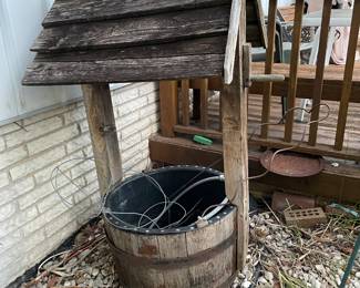 Outdoor Wishing well