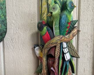 Baruca Mask Hand Carved Costa Rica