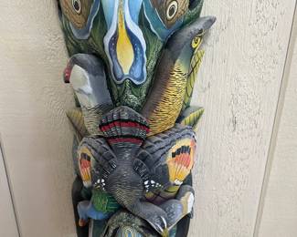 Baruca Mask Hand Carved Costa Rica