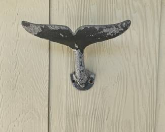 whale tale wall hook (1 of )