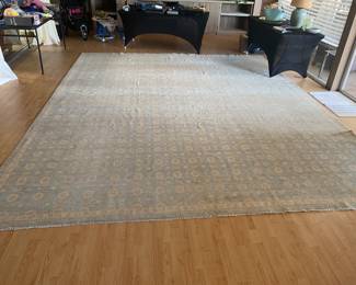 14' X 12'&nbsp;hand woven oriental wool area rug
