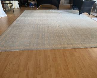 14' X 12'&nbsp;hand woven oriental wool area rug