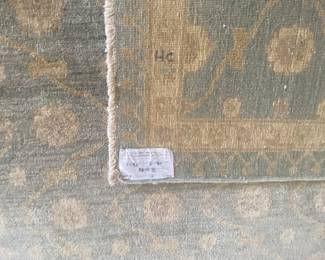14' X 12'&nbsp;hand woven oriental wool area rug