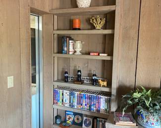 Beach and coastal décor, coral, sea shells, Disney movies and DVDs. 