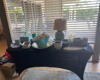 Coastal décor, beach décor, nautical décor, lamps, seashells, wooden signs, indoor herb grower