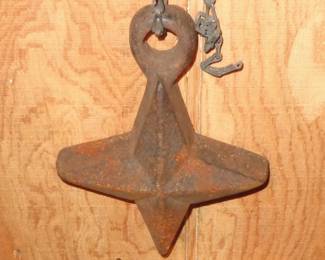 Antique windmill weight
