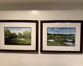 Set of Golf Prints