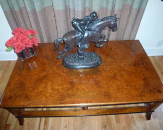 Bronze Sculpture Of Jockey On Horse