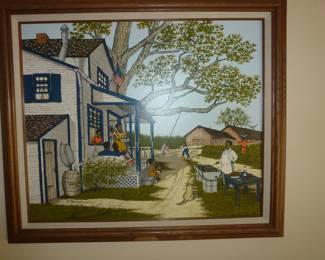 Signed H. Hargrove Oil Painting