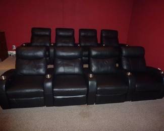 Leather Theater Seating
