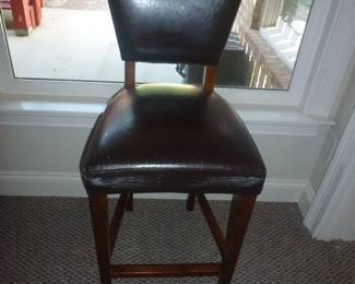Leather Bar Stool