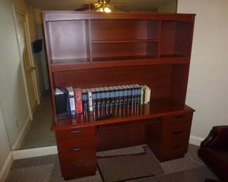 Mahogany Credenza Bookcase