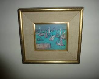 Framed Oil Painting
