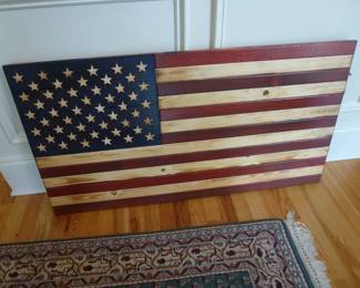 FOLK ART AMERICAN FLAG