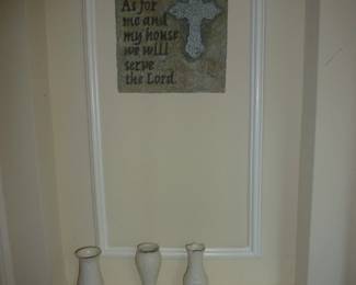 WALL ART & LENOX VASES