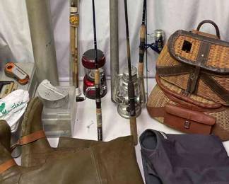 Fishing Gear Rods And Reels Tackle, Bobbers, And Lures  Apparel And Picnic Baskets
