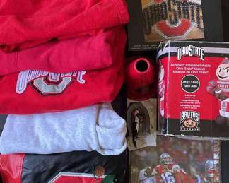 Ohio State Buckeyes Autographed Photos, Apparel, Brutus Inflatable, And Other Memorabilia