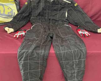 OMP Race Suit And Gloves 
