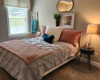 Adorable White Metal Bed