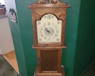 Small grandfather-style clock