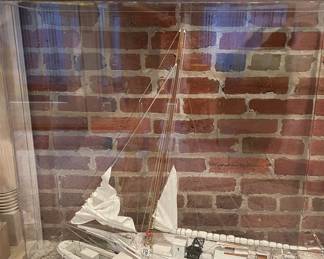 Case has protected the models from dust and grime and is open at bottom for access.