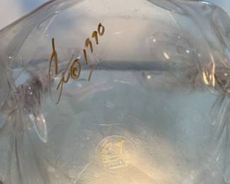 Signed b y the artist