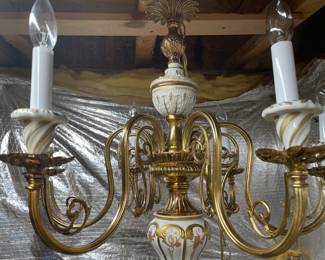 Close up of candle holders (sleeves are new)