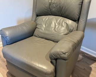 Grey Leather Chair