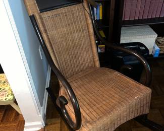 wicker rocking chair