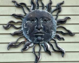 sun outdoor home decor art
