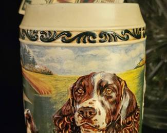 Budweiser Springer Spaniel stein