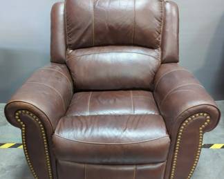 Leather Recliner, 40" High x 42" Wide x 40" Deep, Matches Lot 132