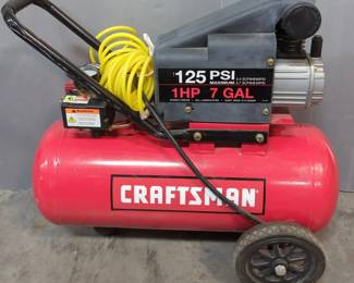 Craftsman 7 Gallon 1HP Air Compressor, 125 Max PSI