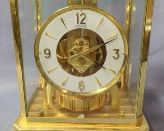 Lecoultre Air Clock Atmos, 9" H x 8.5" W x 8.5" D