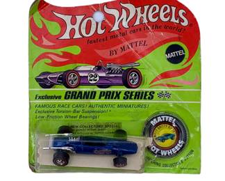NOS 1960s Hot Wheels Redline Cars with Collector Buttons. 