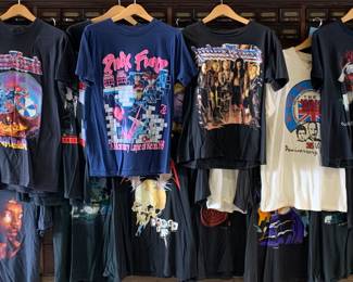 Dozens of 1983-1991 Metal, Rock’n Roll, Big Hair, Psychedelic Band Concert T-Shirts 
