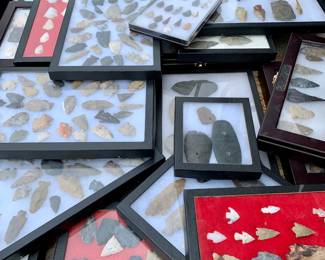 Extensive collection of Indigenous Indian Relics 