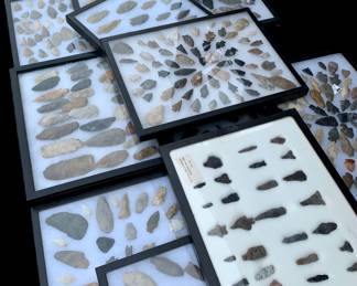 Native American Arrowheads, Relics, Tools