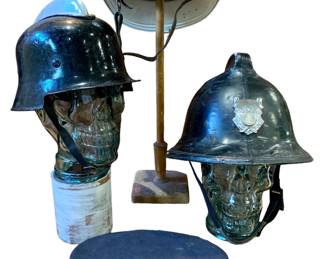 Antique to Vintage Fireman Helmets, Caps