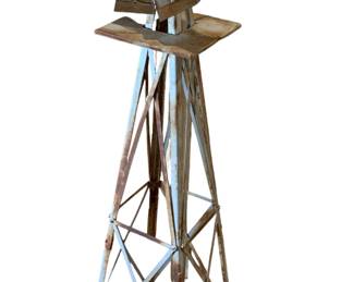 Miniature 55” metal Farmhouse Windmill 