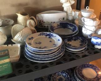 Flow Blue Dishes