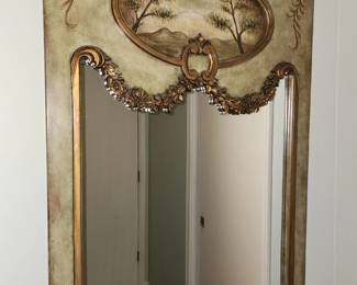 Vintage Trumeau mirror.