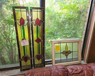 Stained glass panels