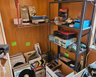 Camera's & electronics! Records $2 each