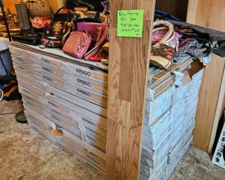 $20 box, $600 for all 78 boxes, Pergo Presto PH4477 Red Oak flooring