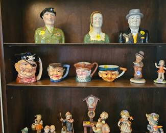 $80 Secretary, Hummel's, Wood & Sons mugs